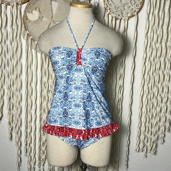 Polo Ralph Lauren NWOT One Piece Swimsuit  Size M - Picture 1 of 11